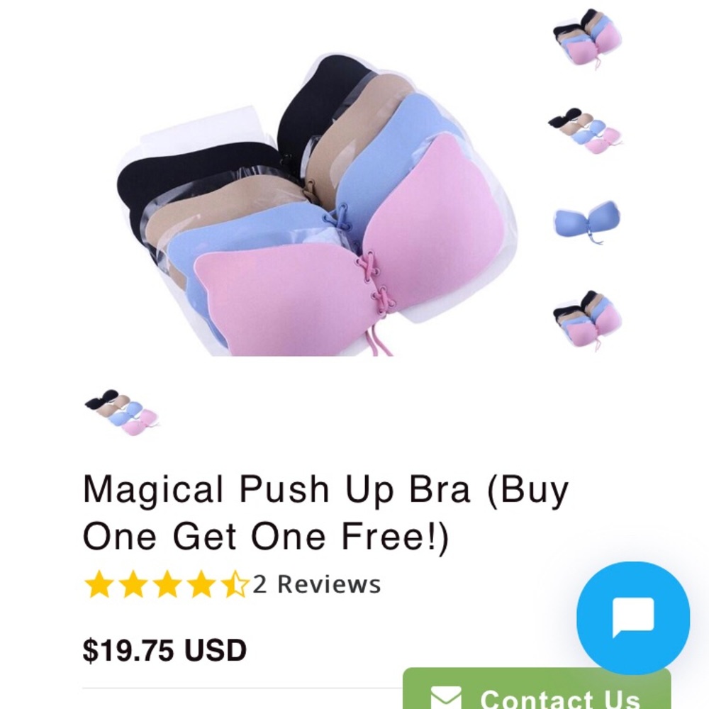 Instacurve Magic Push up Bra size C